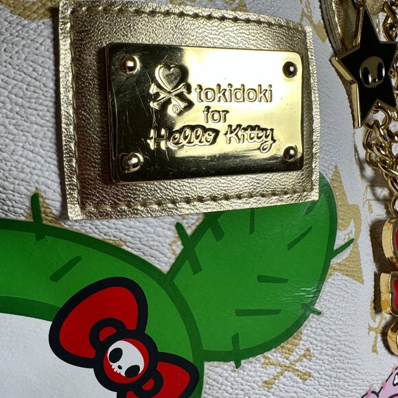 Tokidoki for Hello Kitty Boston Sandy Designer Handbag Cactus Kitty, Rare Collab - Picture 16 of 16